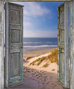 Beach Door Diamond Painting