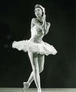 Black And White Margot Fonteyn Diamond Painting