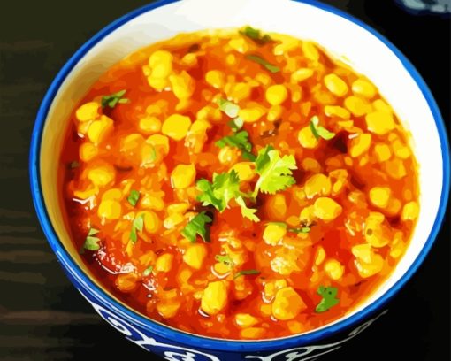 Chana Dal With Curry Diamond Painting