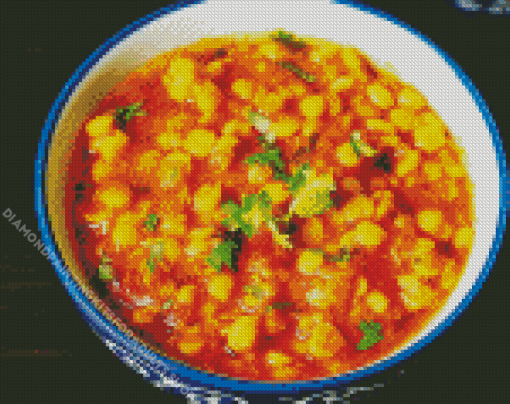 Chana Dal With Curry Diamond Painting