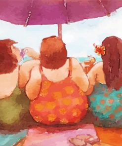 Cool Fat Ladies Beach Diamond Painting