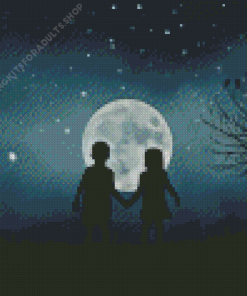 Couple Silhouette Diamond Painting