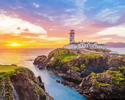 Fanad Head Lighthouse Donegal Diamond Painting