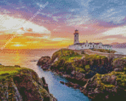 Fanad Head Lighthouse Donegal Diamond Painting