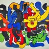 Fernand Leger Les Plongeurs Diamond Painting