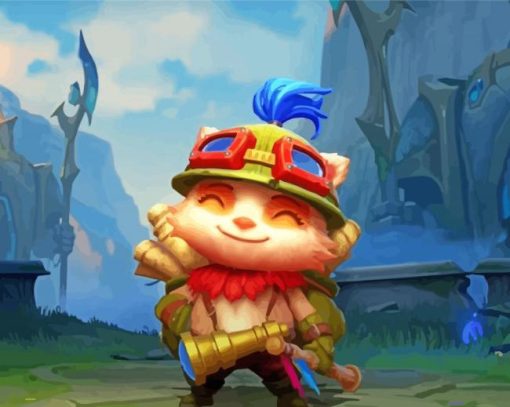 Happy Teemo Diamond Painting