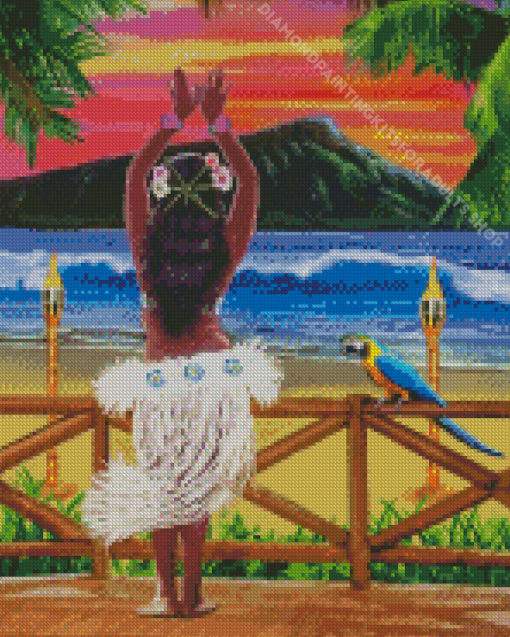 Hawaiian Hula Diamond Painting