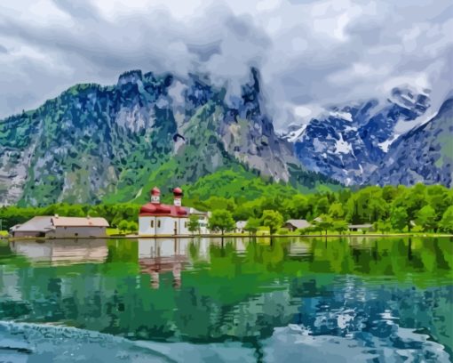 Lake Koenigssee Diamond Painting