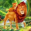 Lion And Cub Diamond Painting