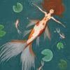 Mermaid Coy Fish Diamond Painting