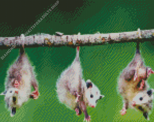 Opossum Animals Diamond Painting