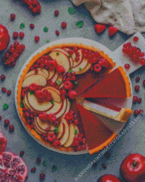 Panna Cotta Tart Diamond Painting