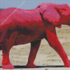 Pink Elephant Diamond Painting