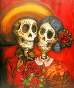 Skull Couples Diamond Painting