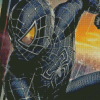 Superhero Black Spiderman Diamond Painting