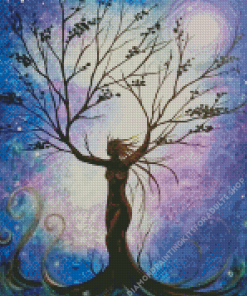 Tree of Life Woman Diamond Painting