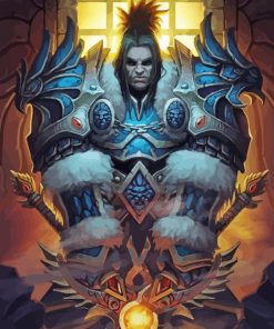 Varian Wrynn Video Game Diamond Painting