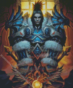 Varian Wrynn Video Game Diamond Painting