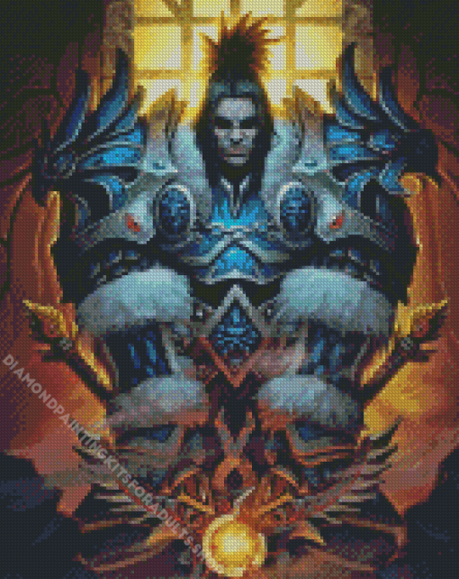 Varian Wrynn Video Game Diamond Painting