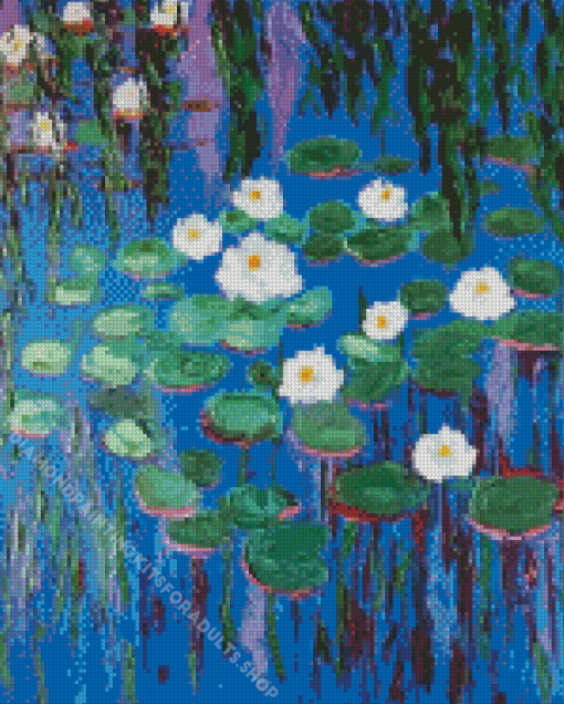 Water Lillies By Claude Monet Diamond Painting