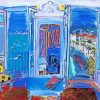 Window Opening On Nice by Raoul Dufy Diamond Painting