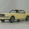 1967 Yellow Mustang Diamond Painting