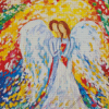 Abstract Angel Of Love Diamond Painting