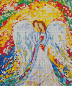 Abstract Angel Of Love Diamond Painting