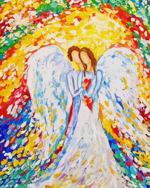 Abstract Angel Of Love Diamond Painting