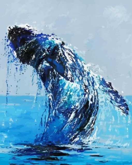 Abstract Whale Diamond Painting