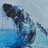 Abstract Whale Diamond Painting