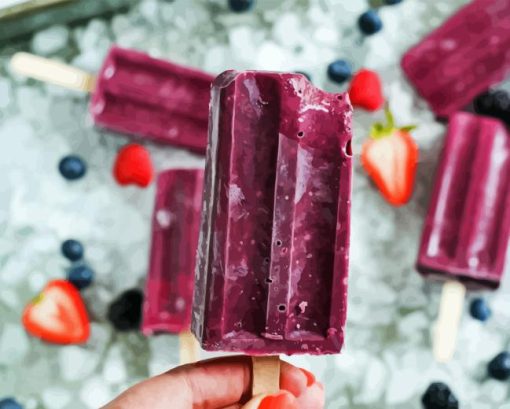 Acai Popsicles Diamond Painting