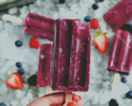 Acai Popsicles Diamond Painting