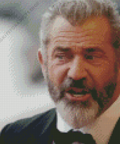 Actor Mel Gibson Diamond Painting