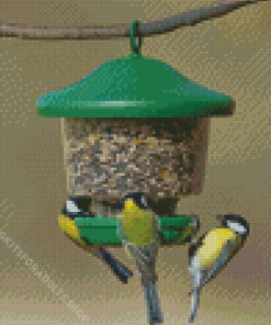 Adorable Birds Feeder Diamond Painting