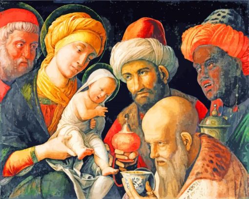 Adoration Of The Magi By Mantegna Diamond Painting