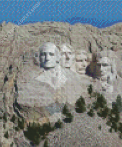 Aesthetic Mt Rushmore Diamond Painting