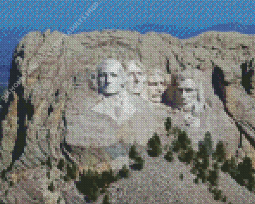 Aesthetic Mt Rushmore Diamond Painting