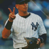 Alex Rodriguez Baseball Shortstop Diamond Painting