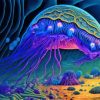 Alien Jellyfish Shrimp Diamond Painting