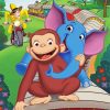 Animated Serie Curious George Diamond Painting