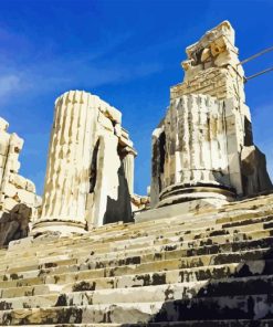 Apollo Temple Greece Diamond Painting