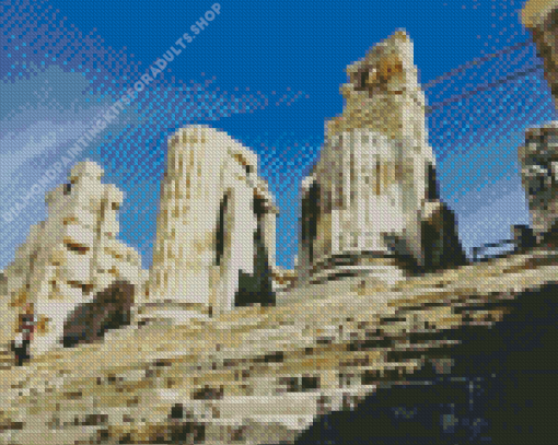 Apollo Temple Greece Diamond Painting