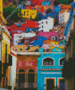 Artistic Colorful City Diamond Painting