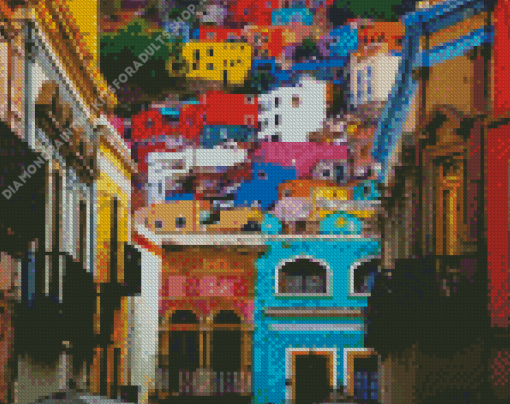 Artistic Colorful City Diamond Painting