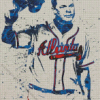 Atlanta Braves Chipper Jones Diamond Painting