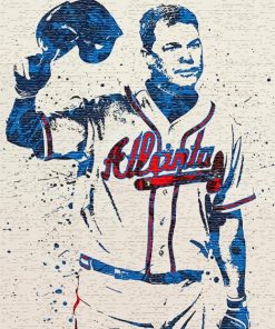 Atlanta Braves Chipper Jones Diamond Painting