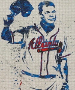 Atlanta Braves Chipper Jones Diamond Painting