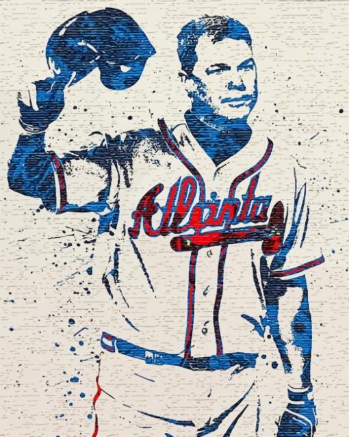 Atlanta Braves Chipper Jones Diamond Painting