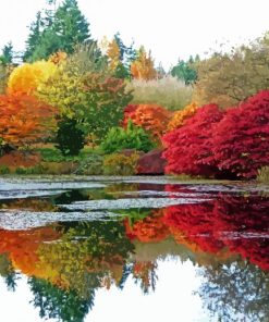 Autumn Colours at VanDusen Botanical Garden Diamond Painting